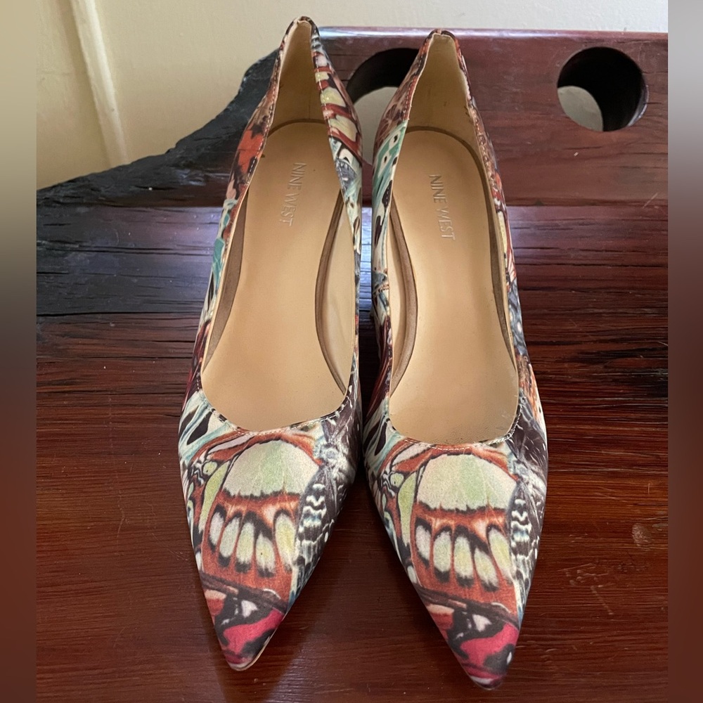 Nine West Margot Women’s Monarch Butterfly Heel Pumps